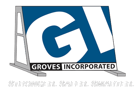 Groves Incorporated Logo White